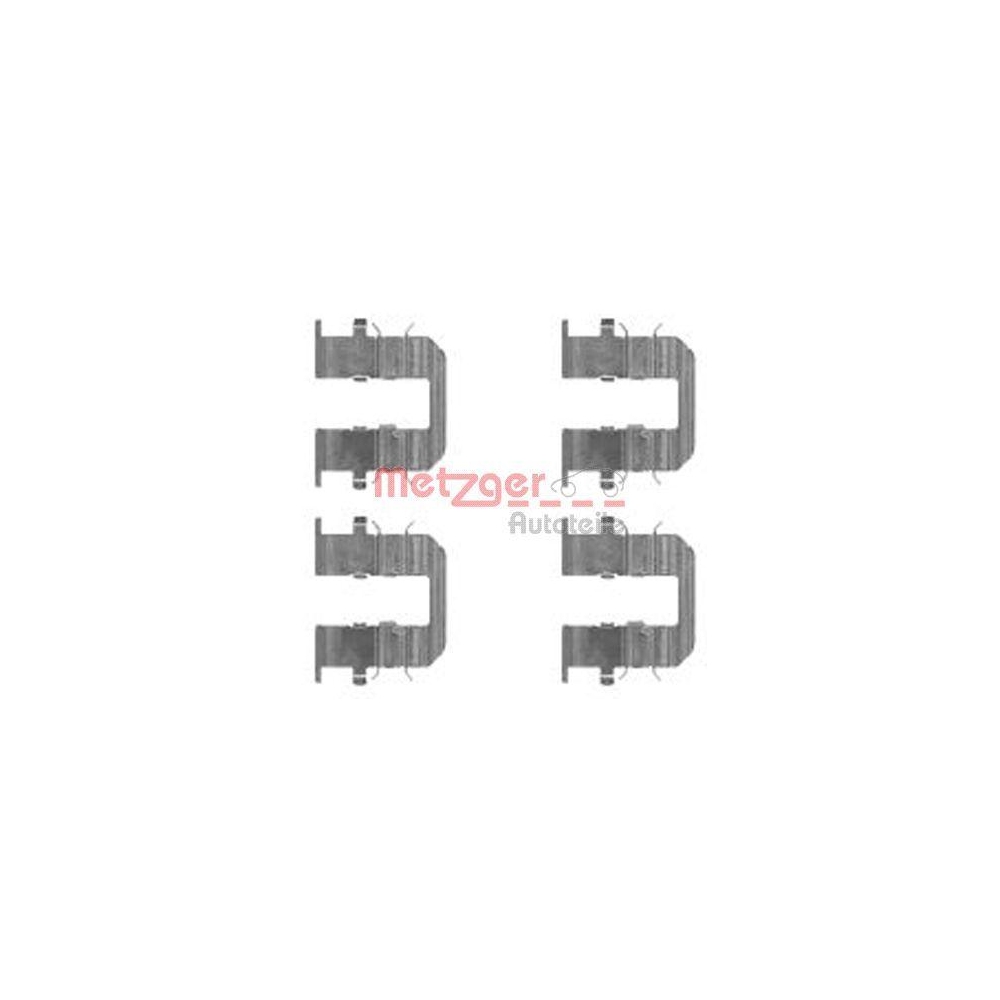 Zubeh&ouml;rsatz, Scheibenbremsbelag METZGER 109-1746 f&uuml;r, Hinterachse