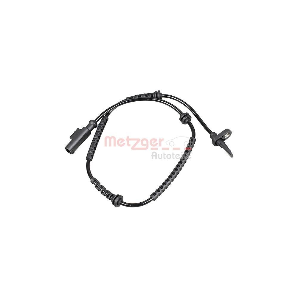 Sensor, Raddrehzahl METZGER 09001360 GREENPARTS f&uuml;r FIAT, Hinterachse