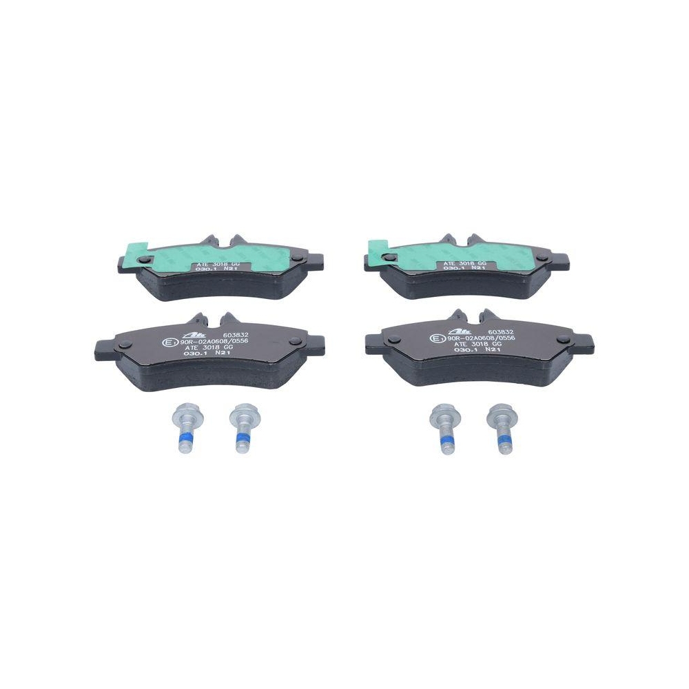 Bremsbelagsatz, Scheibenbremse ATE 13.0460-3832.2 f&uuml;r VAG, Hinterachse