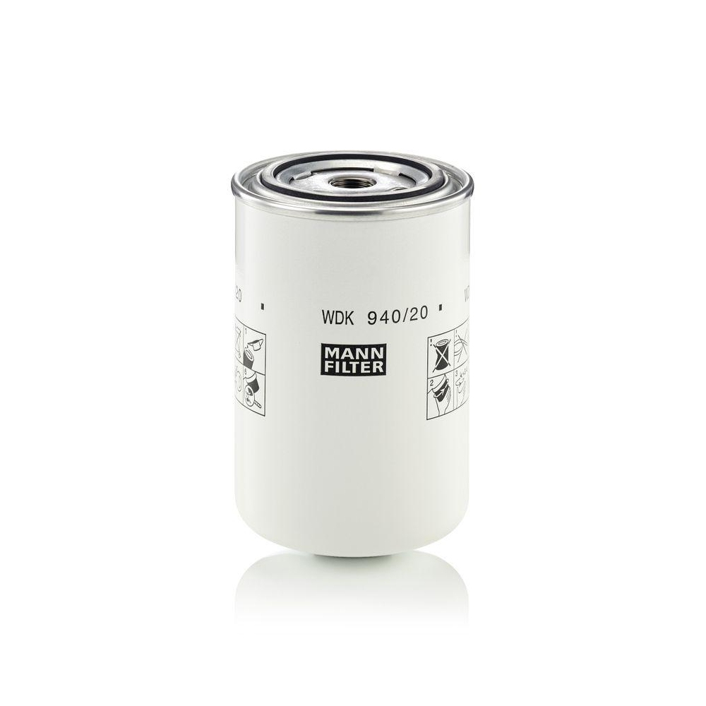 MANN-FILTER WDK 940/20 Kraftstofffilter f&uuml;r BOMAG DEUTZ-FAHR CATERPILLAR DYNAPAC