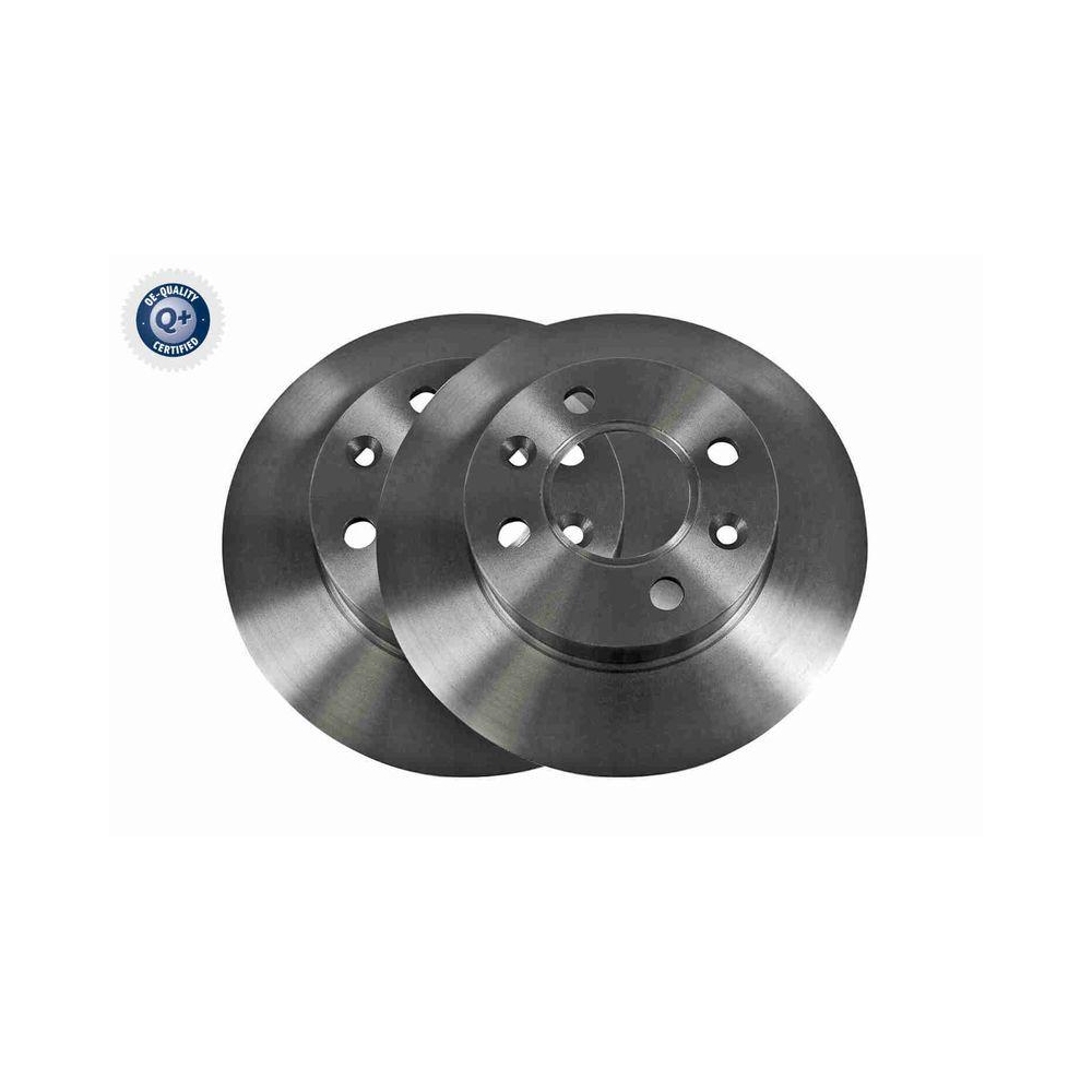 VAICO V21-80001 2 St&uuml;ck Bremsscheiben Q+, Erstausr&uuml;sterqualit&auml;t f&uuml;r DACIA, Vorderachse
