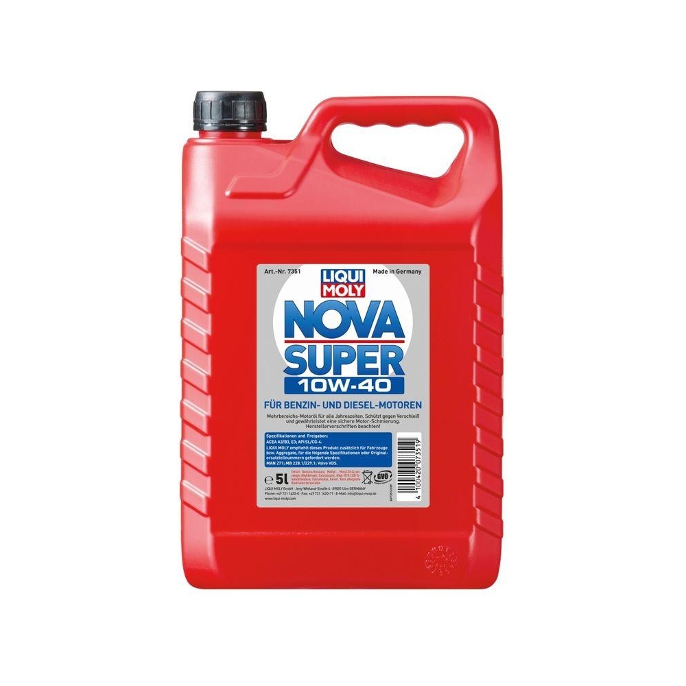 Motoröl LIQUI MOLY 7351 Nova Super 10W-40 für