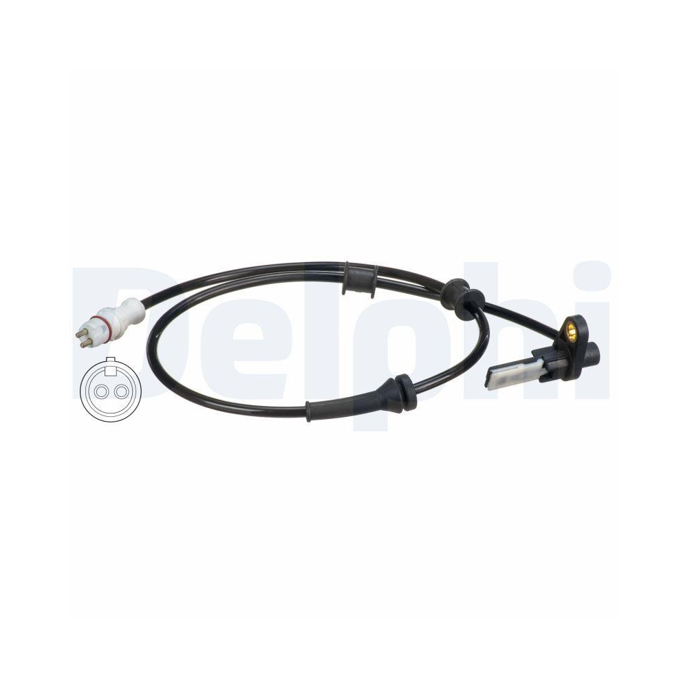 DELPHI SS20602 Sensor, Raddrehzahl für RENAULT, Hinterachse links