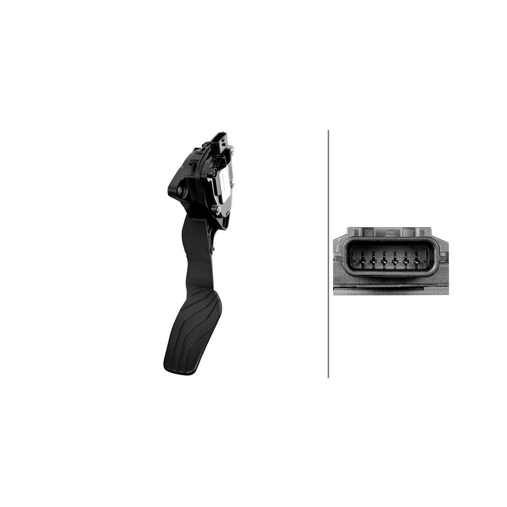 HELLA Sensor, Fahrpedalstellung 6PV 312 404-031 f&uuml;r NISSAN (DFAC)