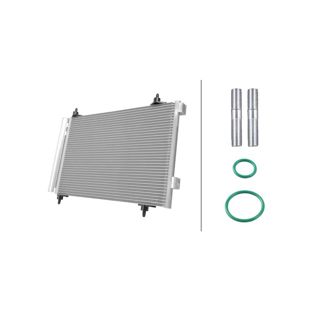 HELLA Kondensator, Klimaanlage 8FC 366 221-001 >>> Easy2Fit <<< für CITROËN DS