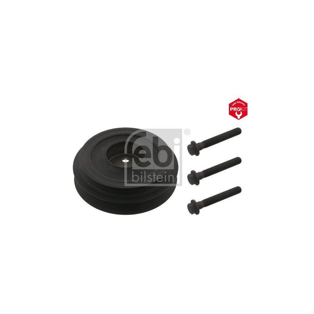 FEBI BILSTEIN Riemenscheibe, Kurbelwelle 36626 ProKit f&uuml;r FORD