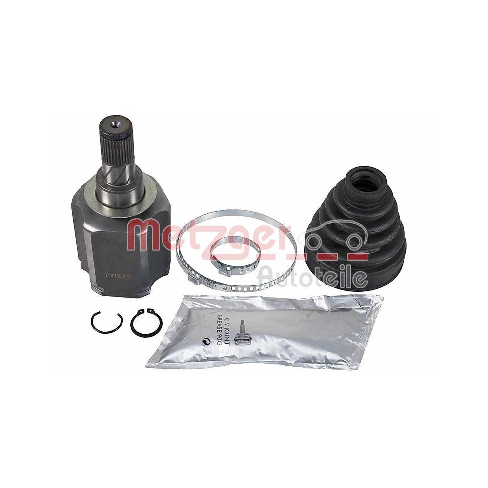 Gelenksatz, Antriebswelle METZGER 7110186 f&uuml;r RENAULT, Vorderachse links