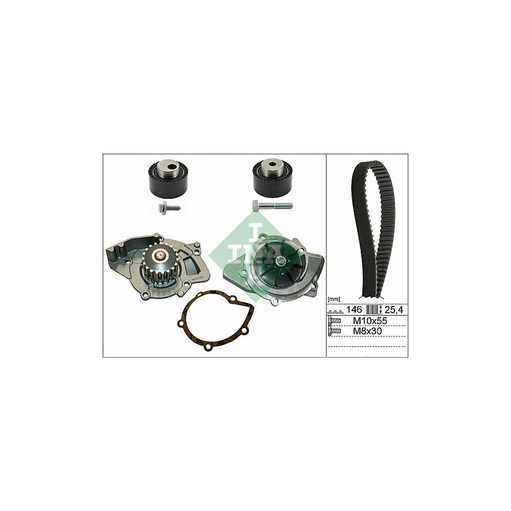 Wasserpumpe + Zahnriemensatz Schaeffler INA 530 0234 30 für CITROËN FIAT LANCIA