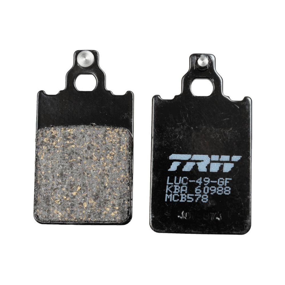 Bremsbelagsatz, Scheibenbremse TRW MCB578 Organic Allround f&uuml;r, Vorderachse