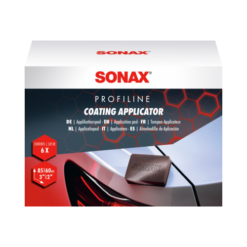 SONAX 02377410 CoatingApplicator Auto Pflege Fahrzeugpflege Autozubeh&ouml;r 6St&uuml;ck