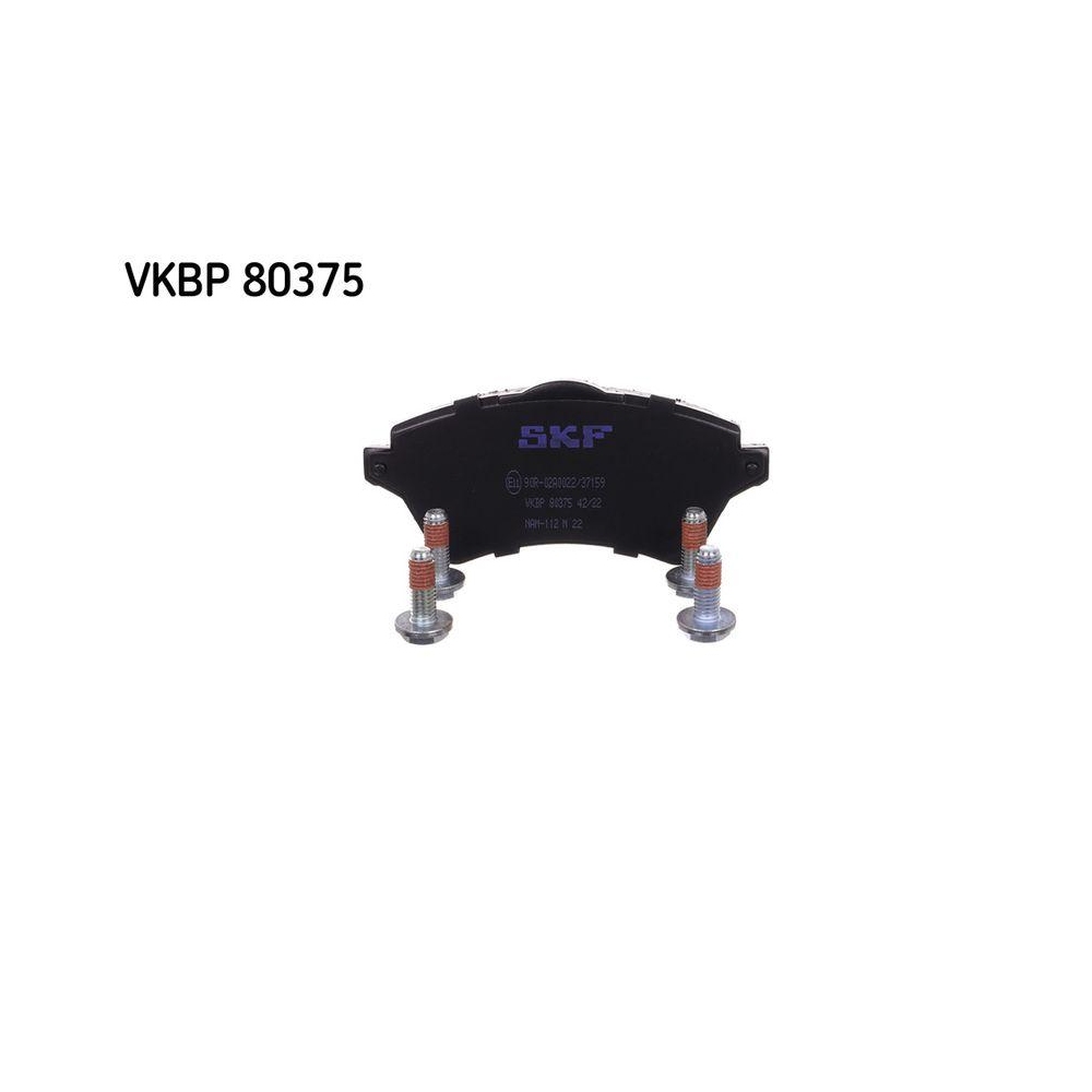 Bremsbelagsatz, Scheibenbremse SKF VKBP 80375 f&uuml;r LAND ROVER, Vorderachse