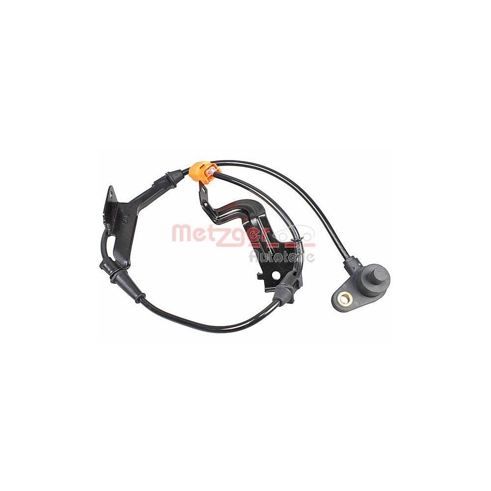 Sensor, Raddrehzahl METZGER 09001365 f&uuml;r HONDA, Hinterachse links