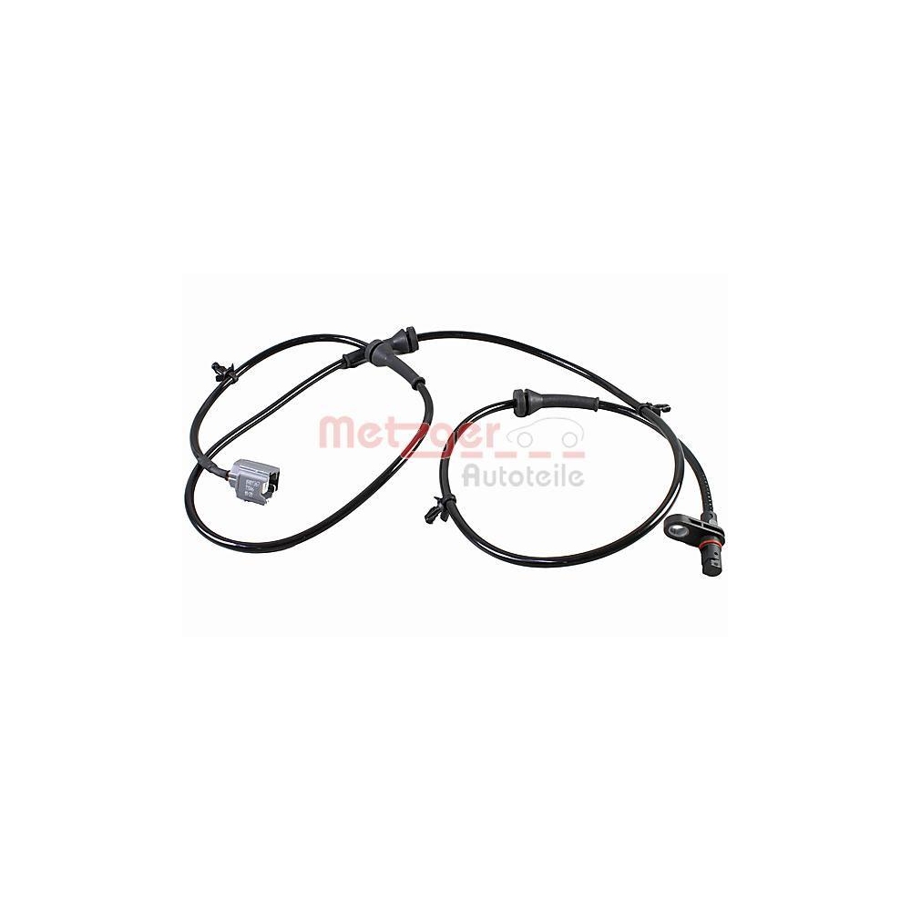 Sensor, Raddrehzahl METZGER 09001367 f&uuml;r NISSAN, Hinterachse links