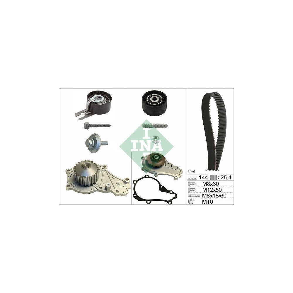 Wasserpumpe + Zahnriemensatz Schaeffler INA 530 0239 30 f&uuml;r CITRO&Euml;N FORD PEUGEOT