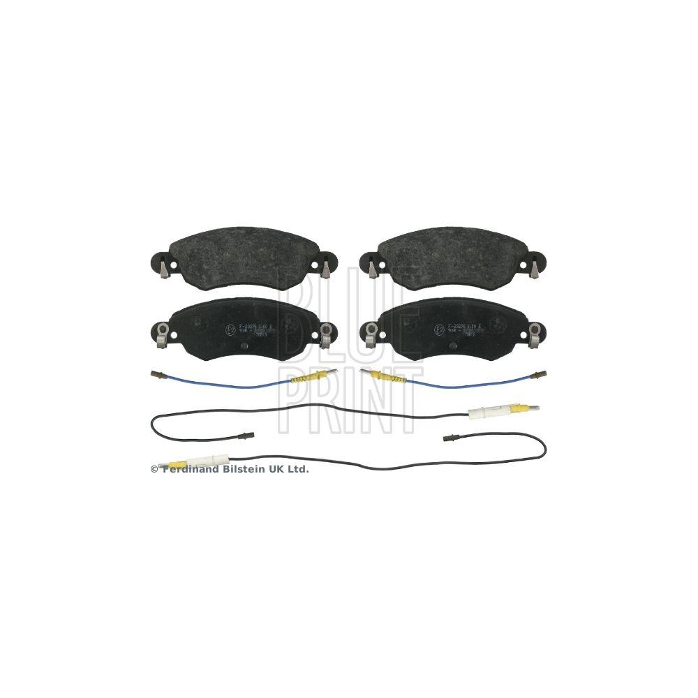 Bremsbelagsatz, Scheibenbremse BLUE PRINT ADP154254 f&uuml;r CITRO&Euml;N, Vorderachse