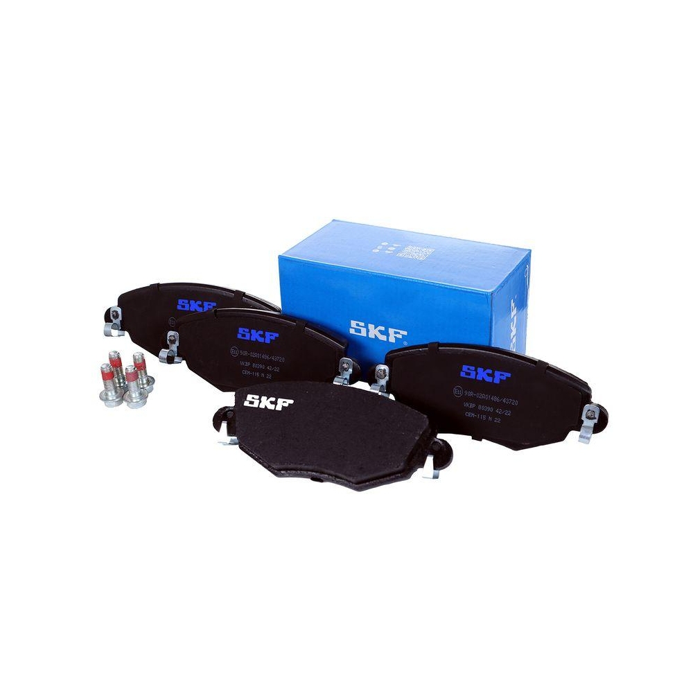 Bremsbelagsatz, Scheibenbremse SKF VKBP 80390 f&uuml;r FORD JAGUAR, Vorderachse