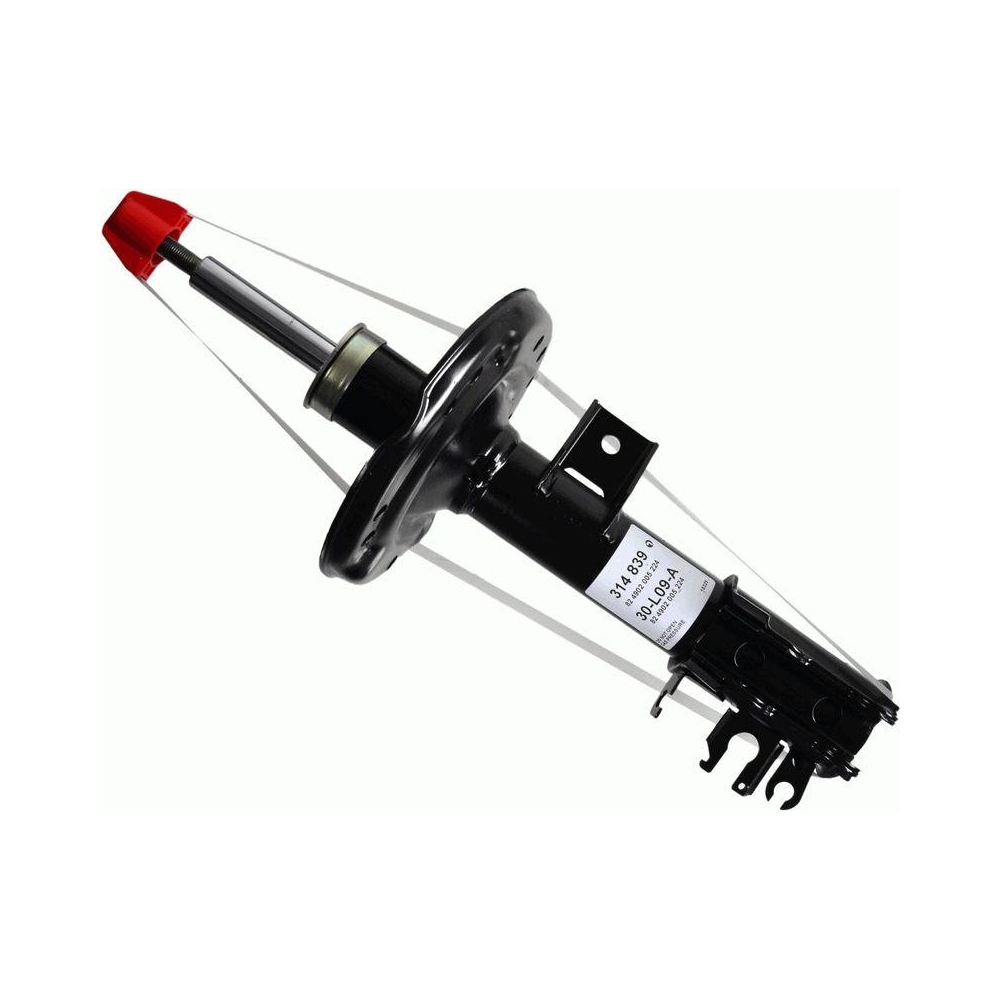 Sto&szlig;d&auml;mpfer SACHS 314 839 f&uuml;r FIAT, Vorderachse links