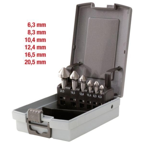 KS TOOLS Kegelsenker-Satz 336.0456