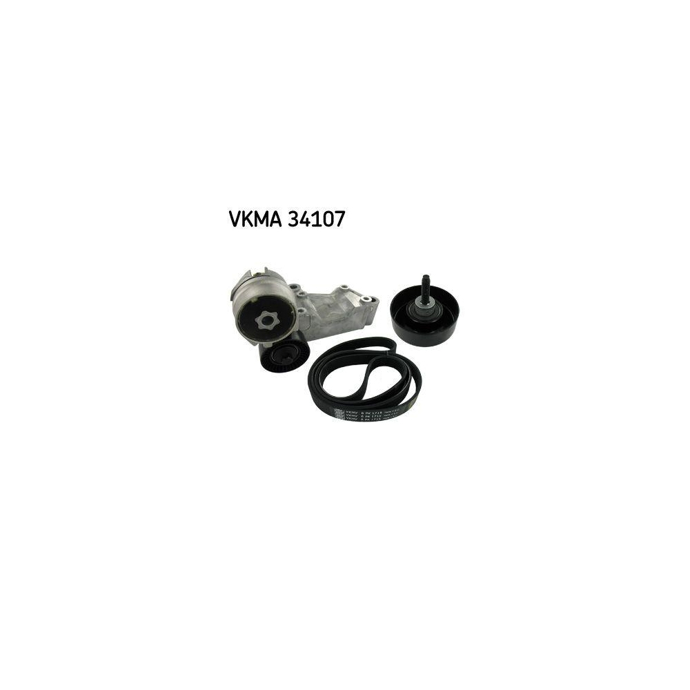 Keilrippenriemensatz SKF VKMA 34107 f&uuml;r AUDI BMW CHRYSLER DODGE FORD MITSUBISHI