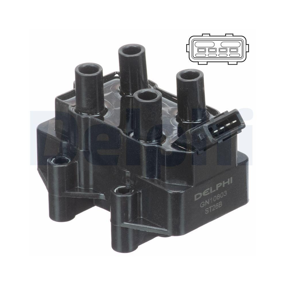 DELPHI GN10803-12B1 Z&uuml;ndspule f&uuml;r CITRO&Euml;N PEUGEOT ROVER