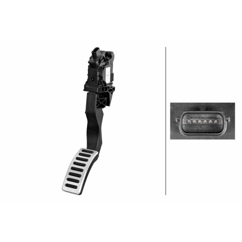 HELLA Sensor, Fahrpedalstellung 6PV 312 408-021 f&uuml;r VOLVO