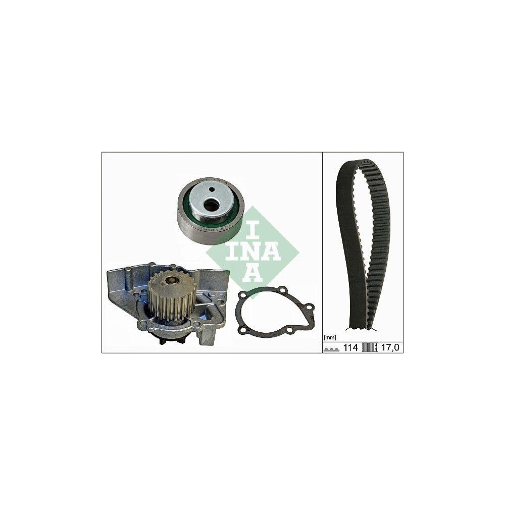 Wasserpumpe + Zahnriemensatz Schaeffler INA 530 0258 30 f&uuml;r CITRO&Euml;N FIAT PEUGEOT