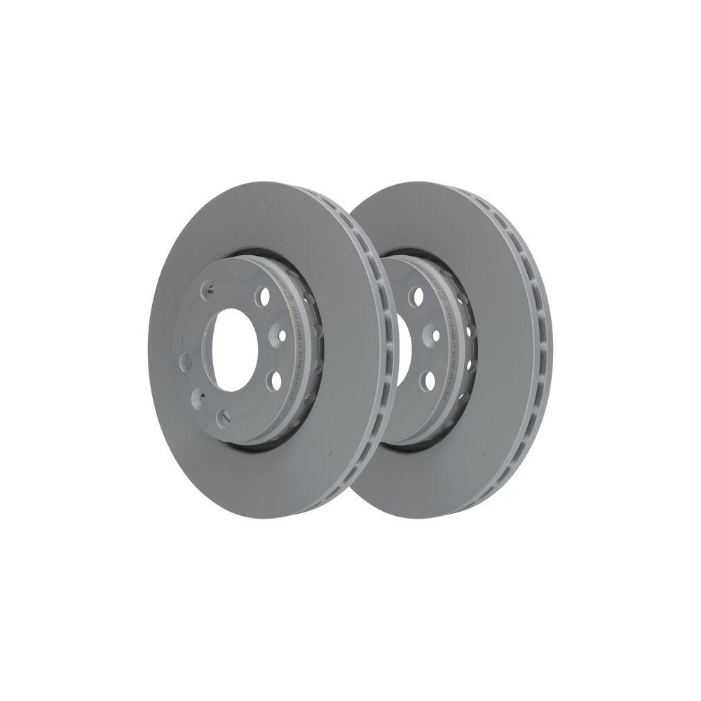 Bremsscheibe ATE 24.0124-0221.1 f&uuml;r NISSAN RENAULT DACIA, Vorderachse