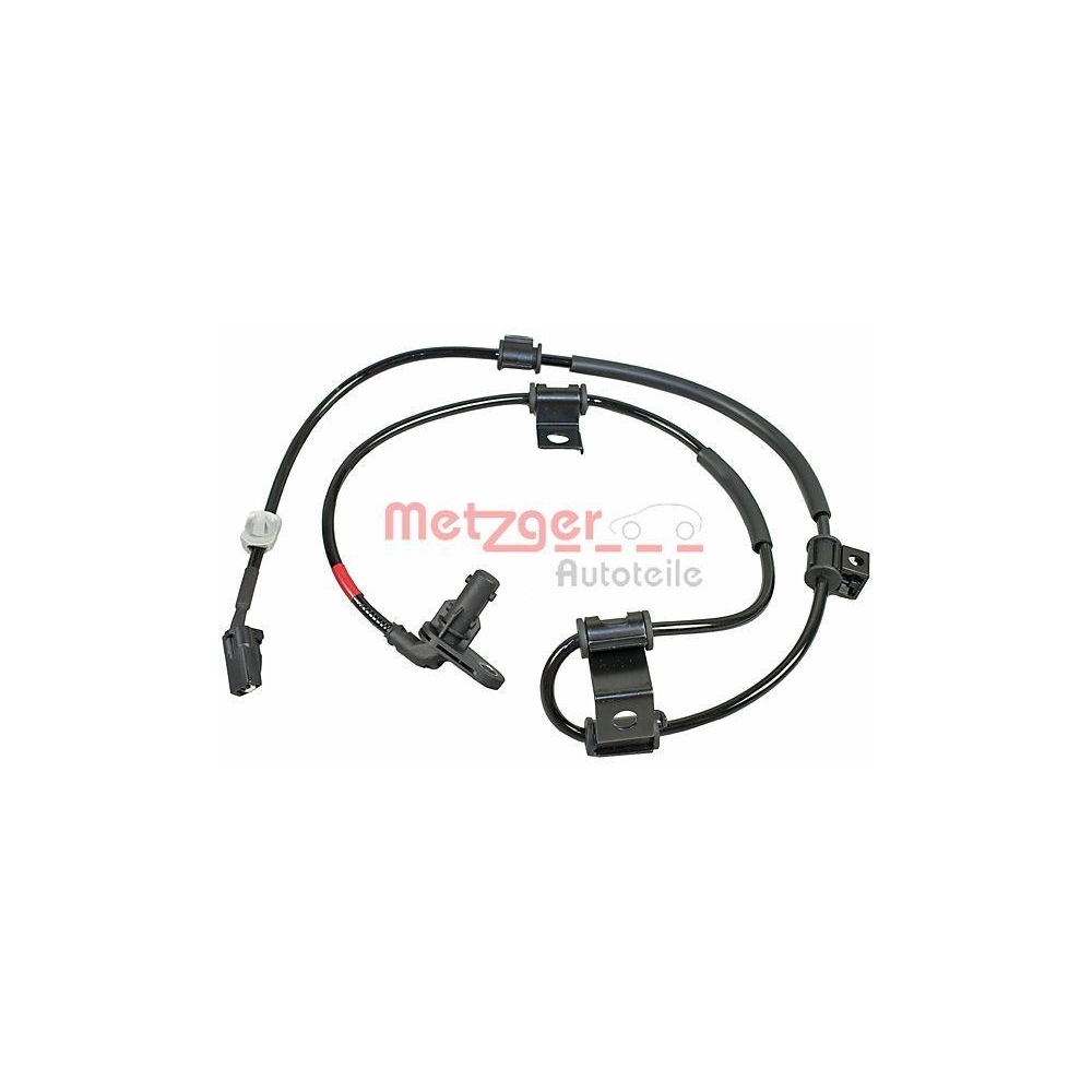 Sensor, Raddrehzahl METZGER 0900958 f&uuml;r HYUNDAI, Vorderachse rechts