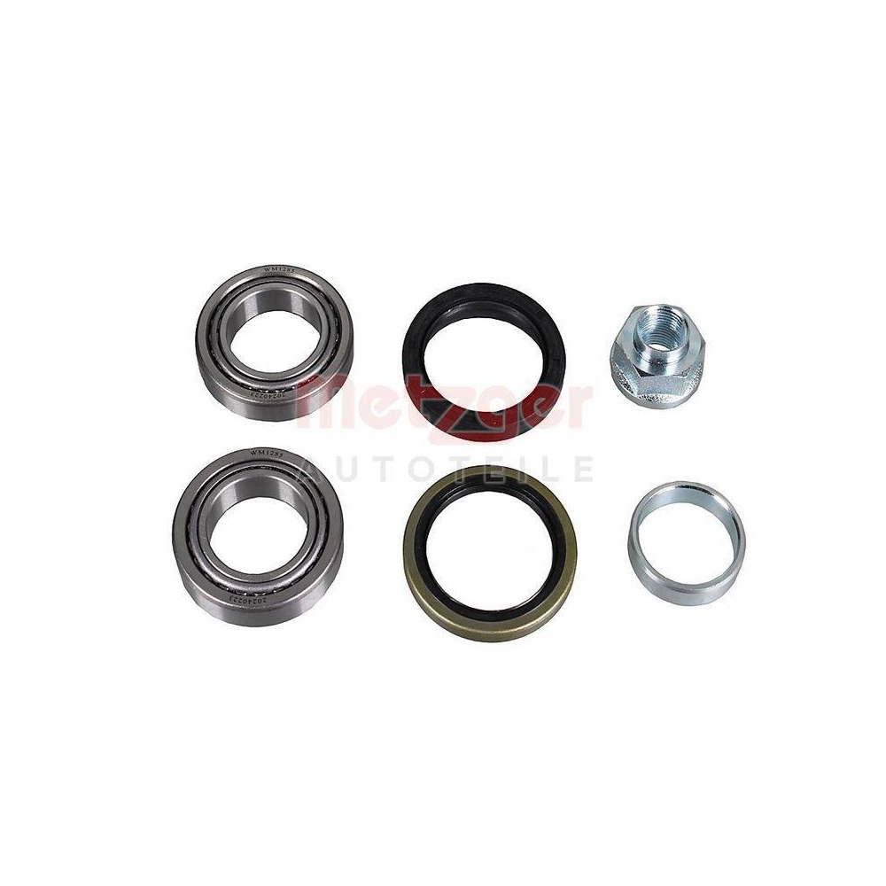 Radlagersatz METZGER WM 1285 f&uuml;r DAEWOO, Vorderachse