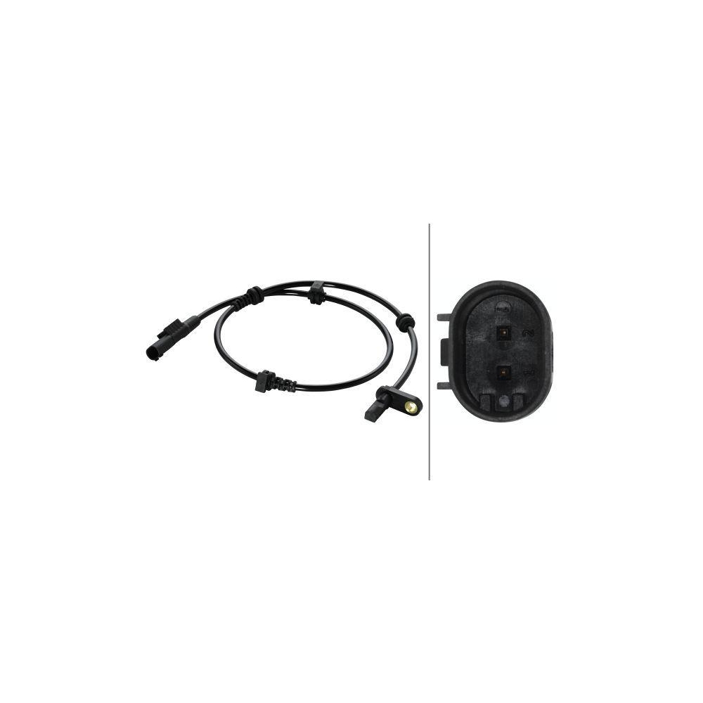 HELLA Sensor, Raddrehzahl 6PU 012 806-021 f&uuml;r MERCEDES-BENZ, Vorderachse