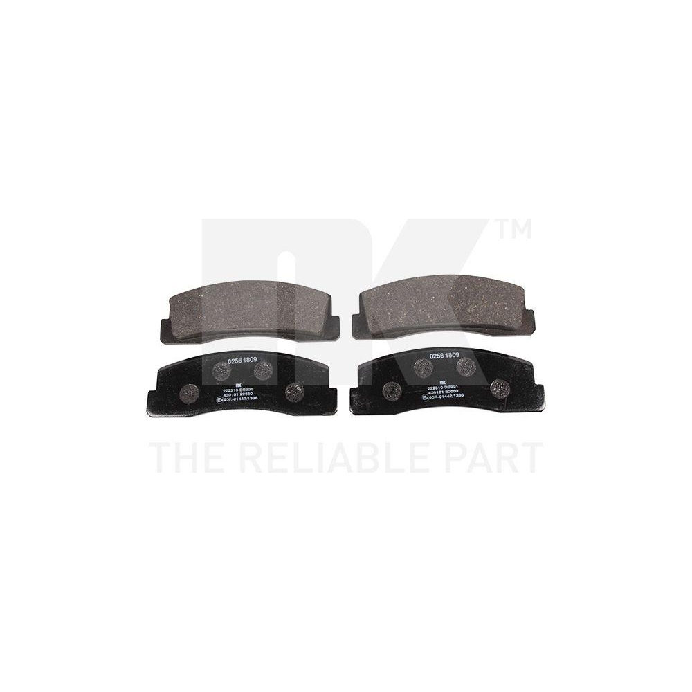 Bremsbelagsatz, Scheibenbremse NK 222310 f&uuml;r LADA CHEVROLET, Vorderachse