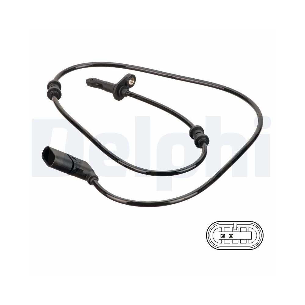 DELPHI SS20813 Sensor, Raddrehzahl f&uuml;r MERCEDES-BENZ, Hinterachse