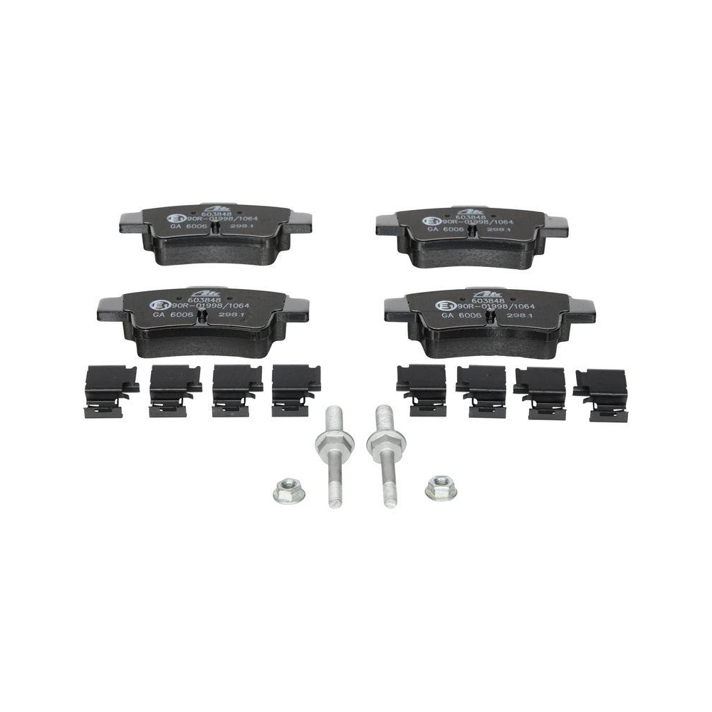 Bremsbelagsatz, Scheibenbremse ATE 13.0460-3848.2 für OPEL VAUXHALL, Hinterachse