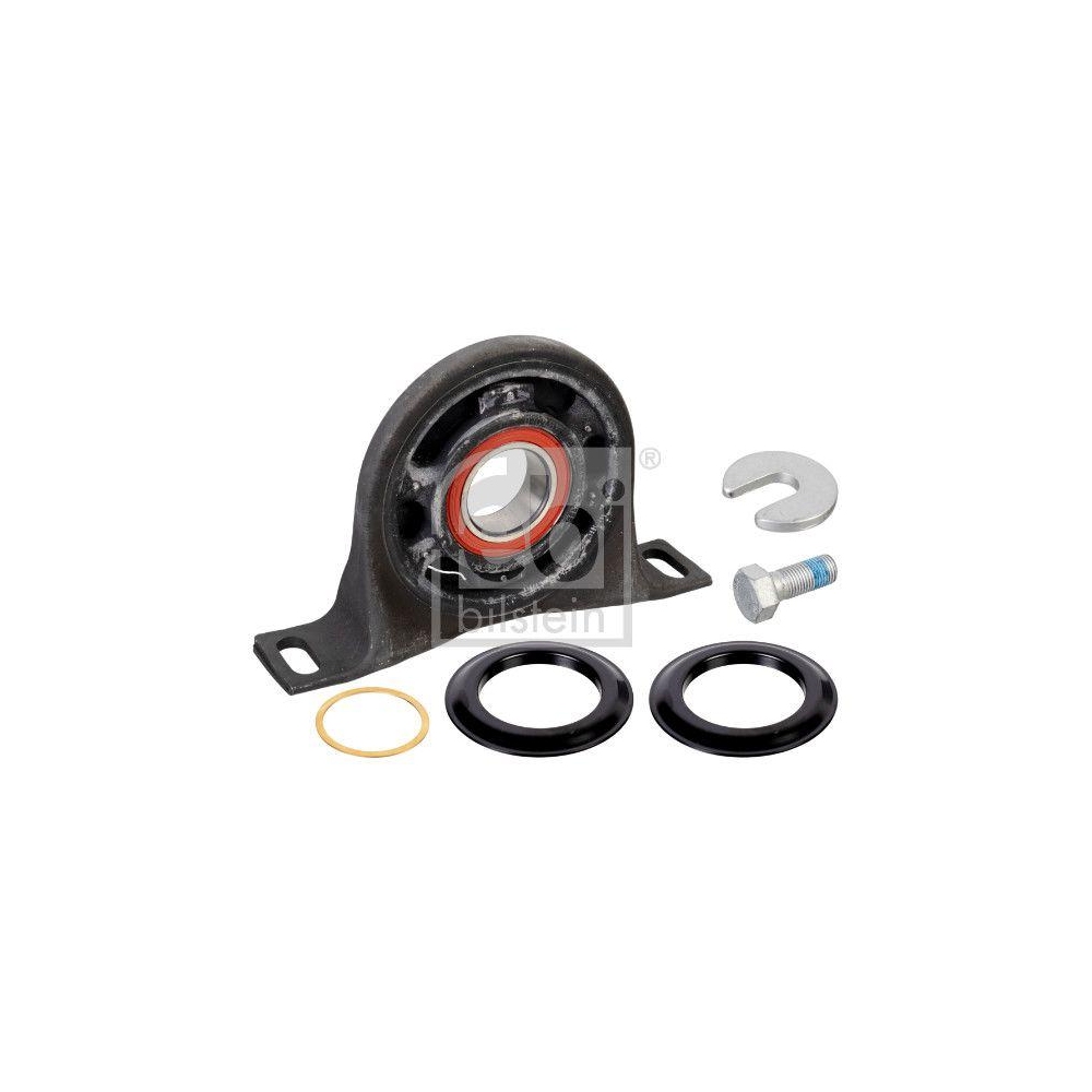 Lagerung, Gelenkwelle FEBI BILSTEIN 175744 für MERCEDES-BENZ, vorne