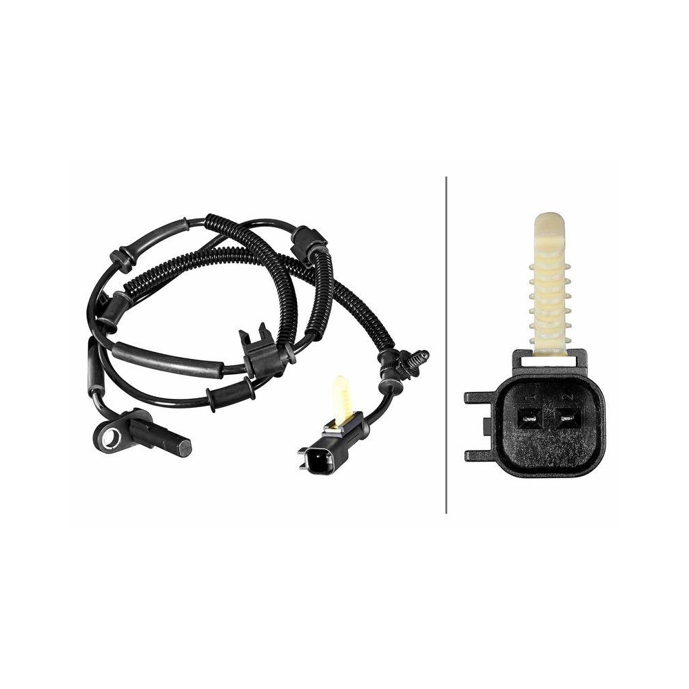 HELLA Sensor, Raddrehzahl 6PU 358 217-561 f&uuml;r FORD FORD USA, Hinterachse