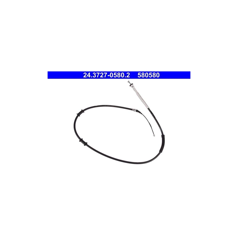 Seilzug, Feststellbremse ATE 24.3727-0580.2 f&uuml;r FIAT, hinten rechts