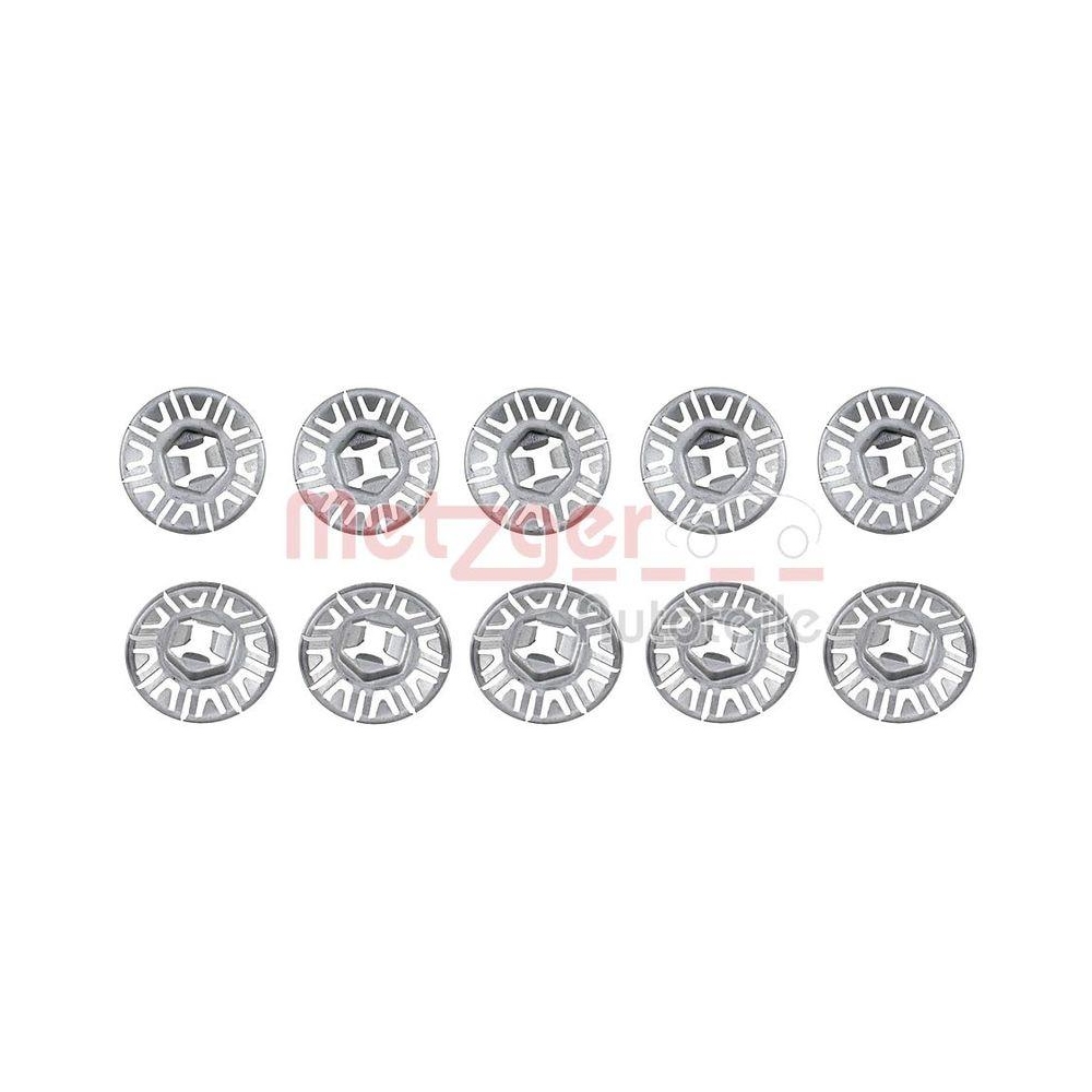 Clip, Zier-/Schutzleiste METZGER AUTOTEILE 2280034 f&uuml;r AUDI SEAT SKODA VW CUPRA