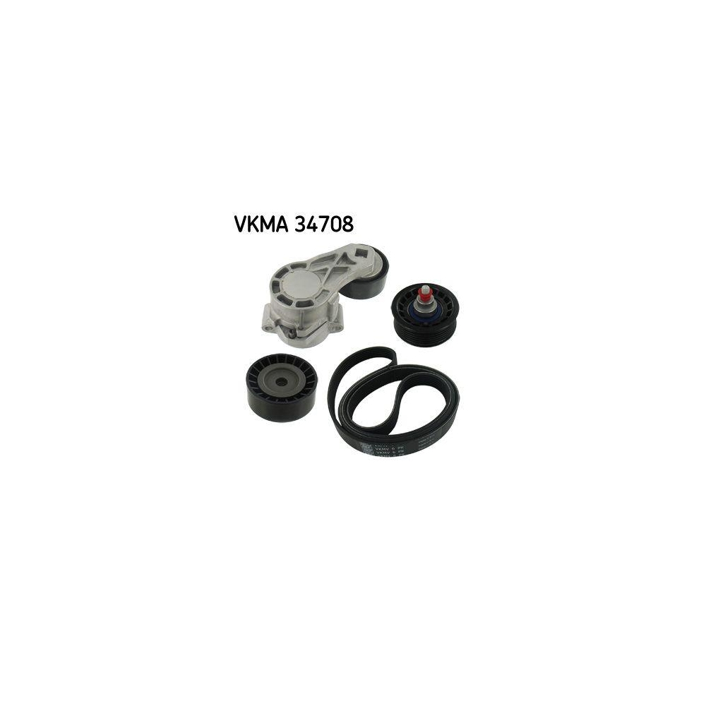 Keilrippenriemensatz SKF VKMA 34708 f&uuml;r AUDI CITRO&Euml;N FIAT FORD JAGUAR MITSUBISHI