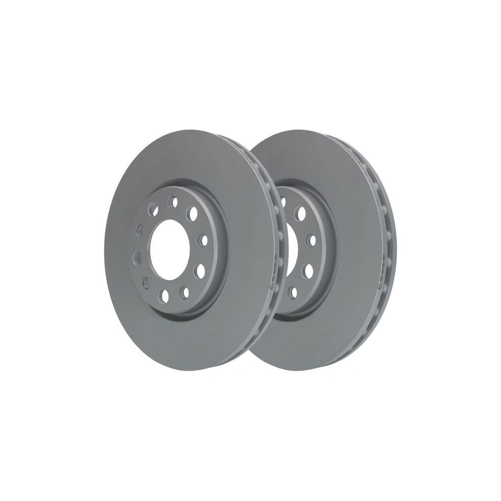 Bremsscheibe ATE 24.0126-0168.1 f&uuml;r FIAT JEEP, Vorderachse