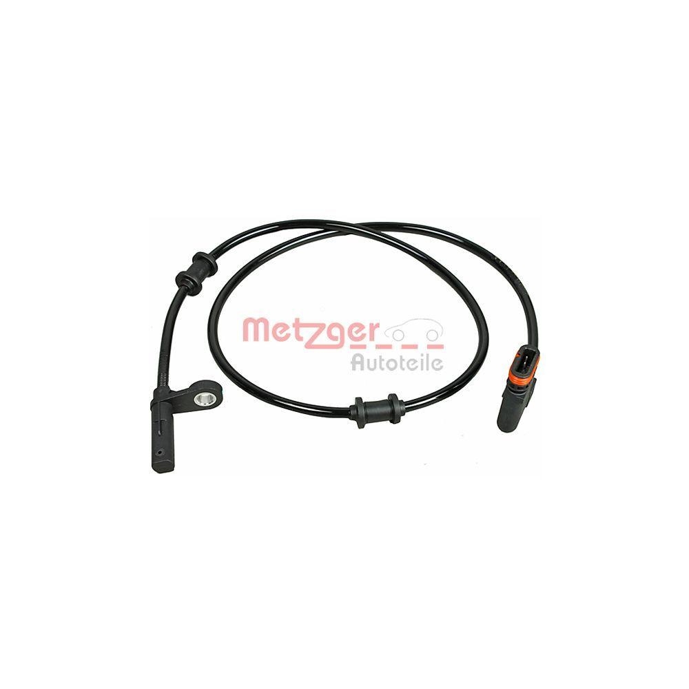 Sensor, Raddrehzahl METZGER 0900965 f&uuml;r MERCEDES-BENZ, Hinterachse links