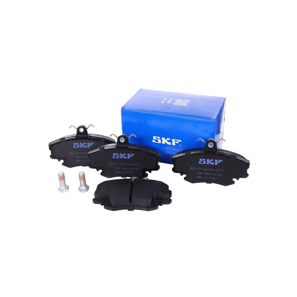 Bremsbelagsatz, Scheibenbremse SKF VKBP 80413 f&uuml;r RENAULT DACIA, Vorderachse