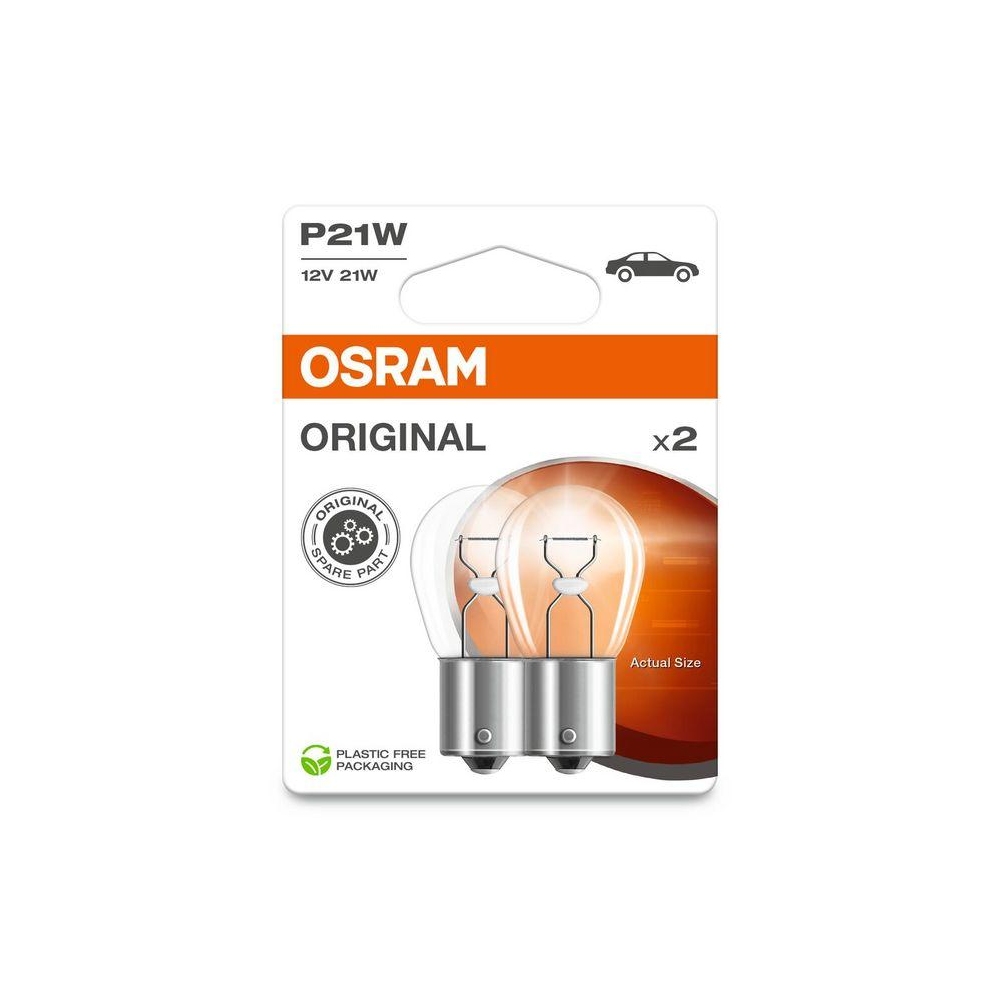Glühlampe, Blinkleuchte ams-OSRAM 7506-2BL ORIGINAL für, Fahrzeugheckklappe