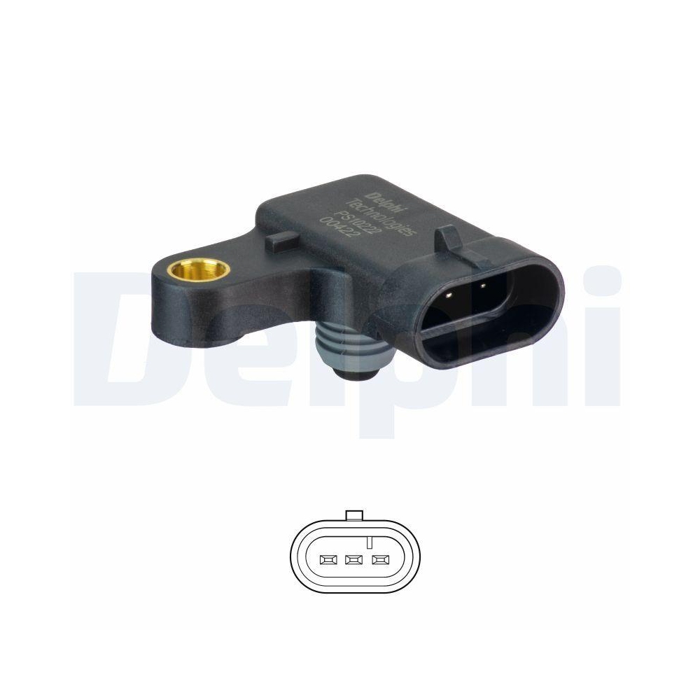 DELPHI PS10222 Sensor, Ladedruck f&uuml;r CHEVROLET DAEWOO