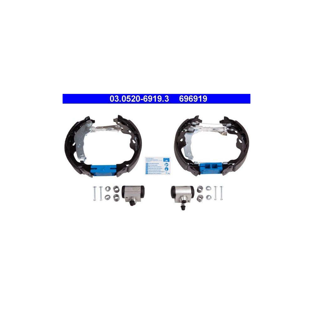 Bremsbackensatz ATE 03.0520-6919.3 Original ATE TopKit f&uuml;r, Hinterachse