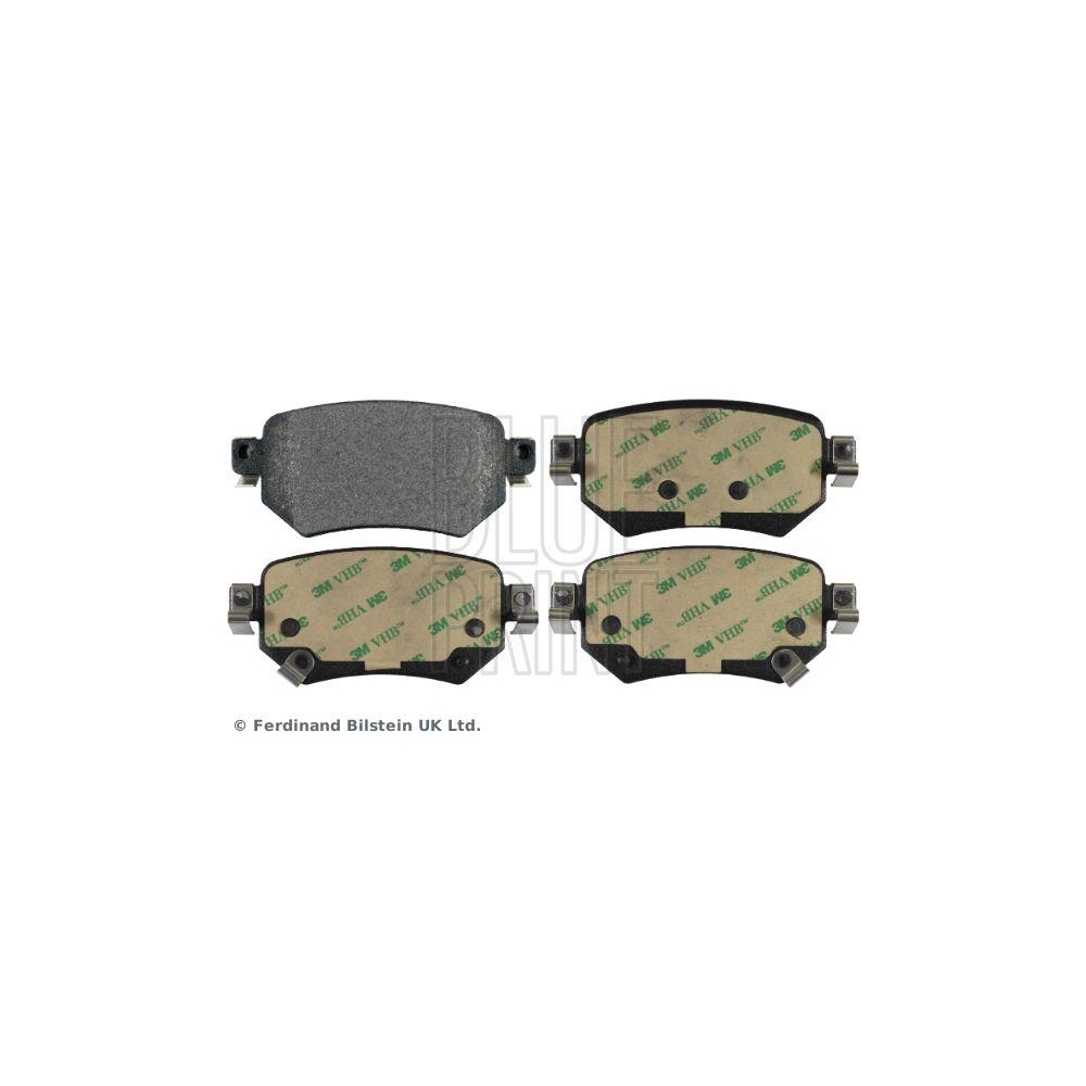 Bremsbelagsatz, Scheibenbremse BLUE PRINT ADM542112 f&uuml;r MAZDA, Hinterachse