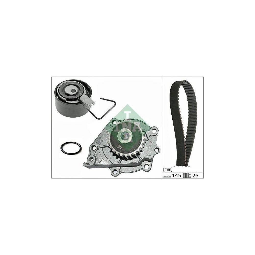 Wasserpumpe + Zahnriemensatz Schaeffler INA 530 0376 30 f&uuml;r MG ROVER LAND ROVER
