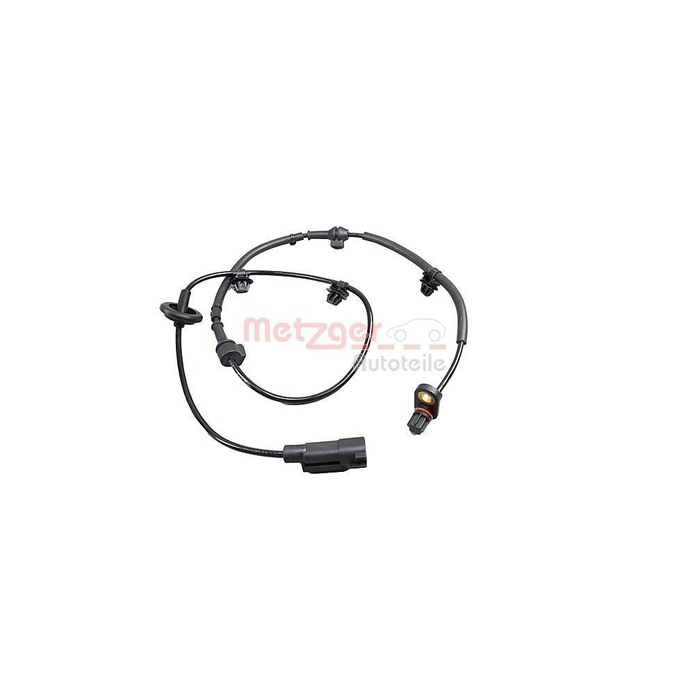 Sensor, Raddrehzahl METZGER 09001382 f&uuml;r MITSUBISHI, Hinterachse links