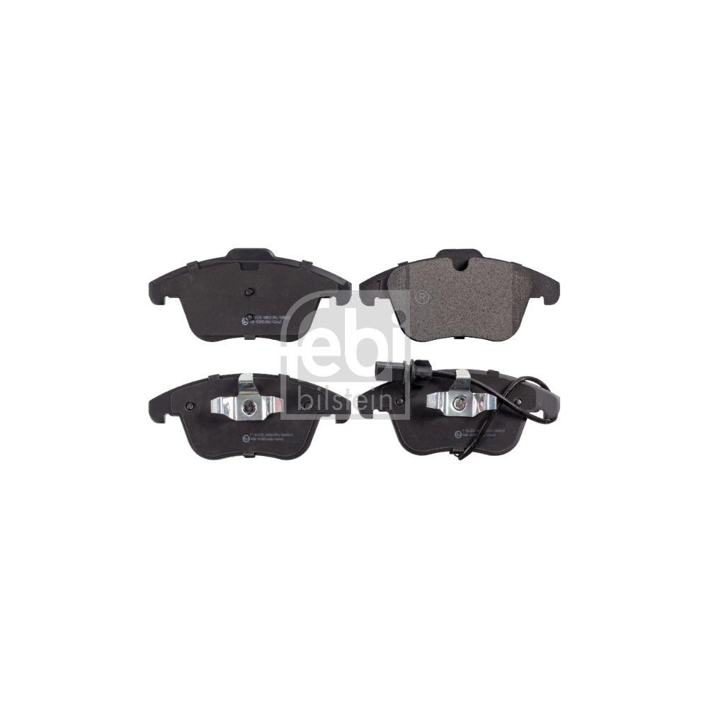 FEBI BILSTEIN Bremsbelagsatz, Scheibenbremse 16768 f&uuml;r AUDI, Vorderachse