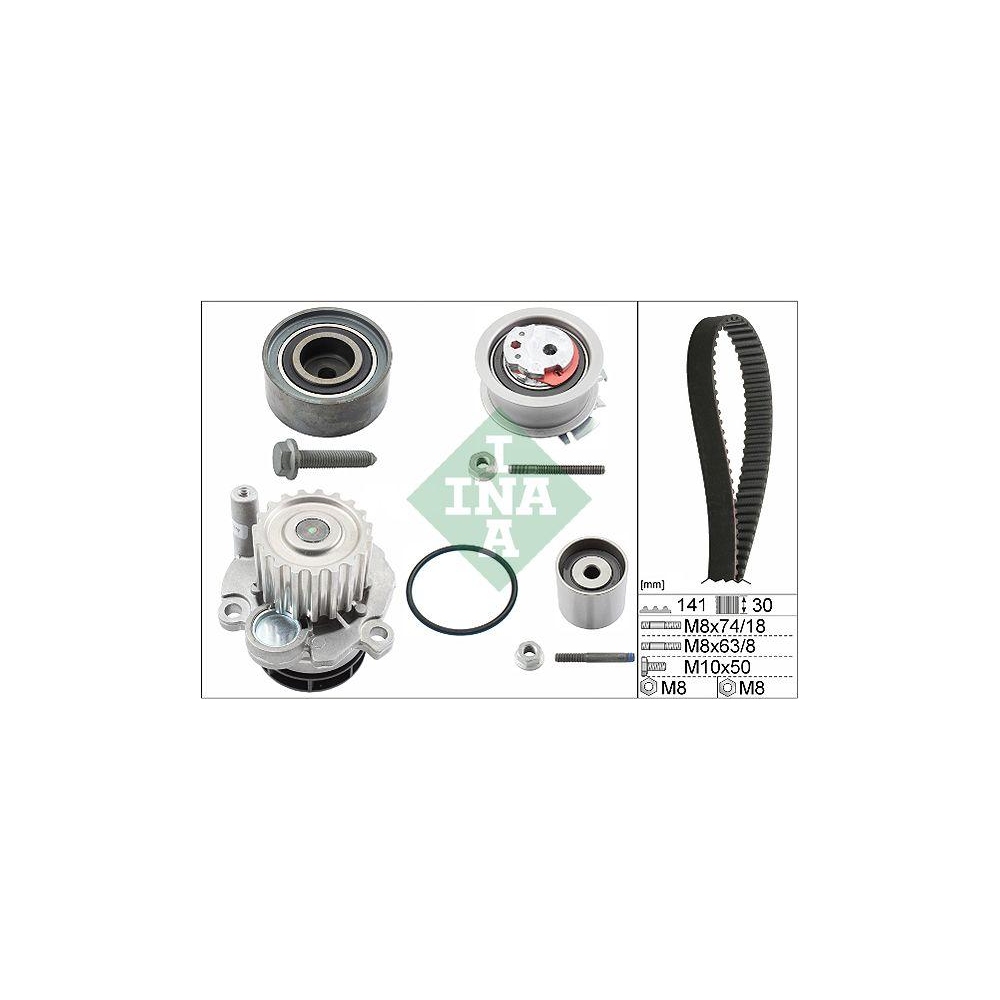 Wasserpumpe + Zahnriemensatz Schaeffler INA 530 0405 30 für AUDI CHRYSLER DODGE