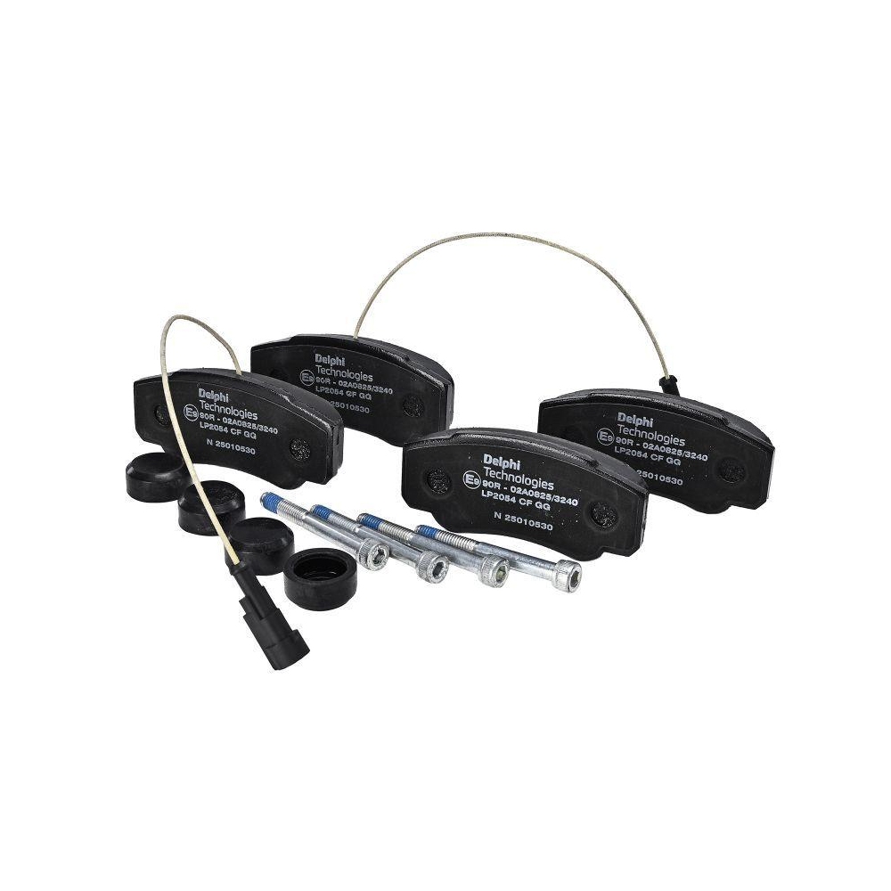 DELPHI LP2054 Bremsbelagsatz, Scheibenbremse f&uuml;r NISSAN RENAULT RENAULT TRUCKS